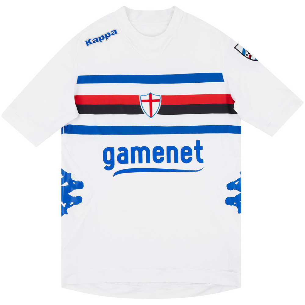 2012-13 Sampdoria Away Match Issue Away Shirt #16