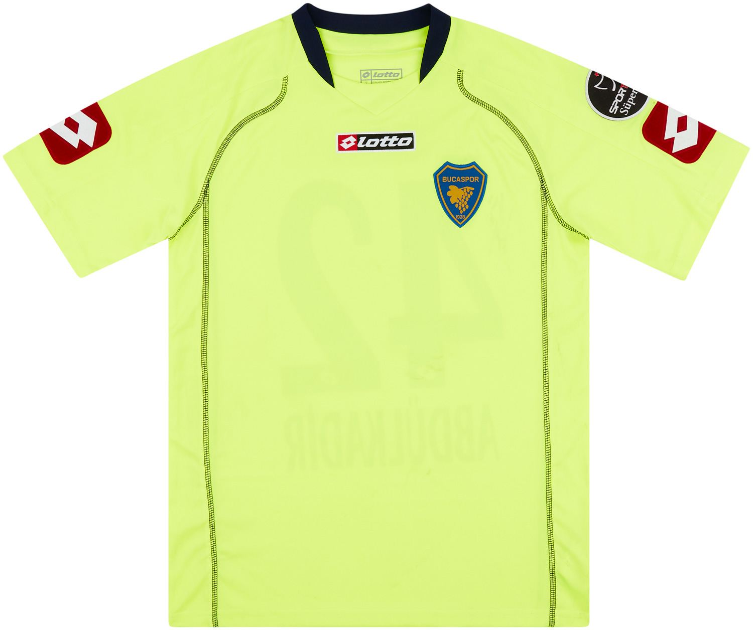 2010-11 Bucaspor Match Issue Signed Third Shirt Abdülkadir #42