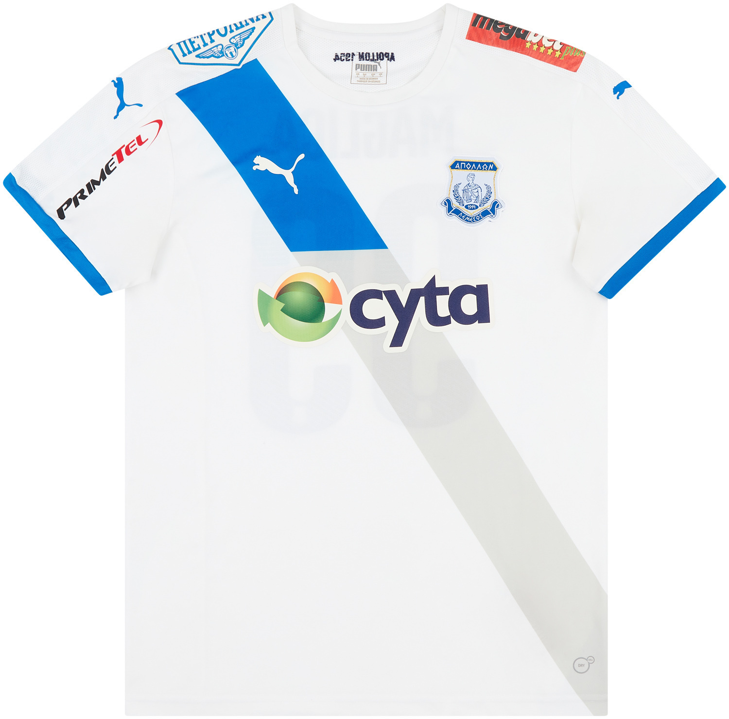 2016-17 Apollon Limassol Match Issue Home Shirt Maglica #99