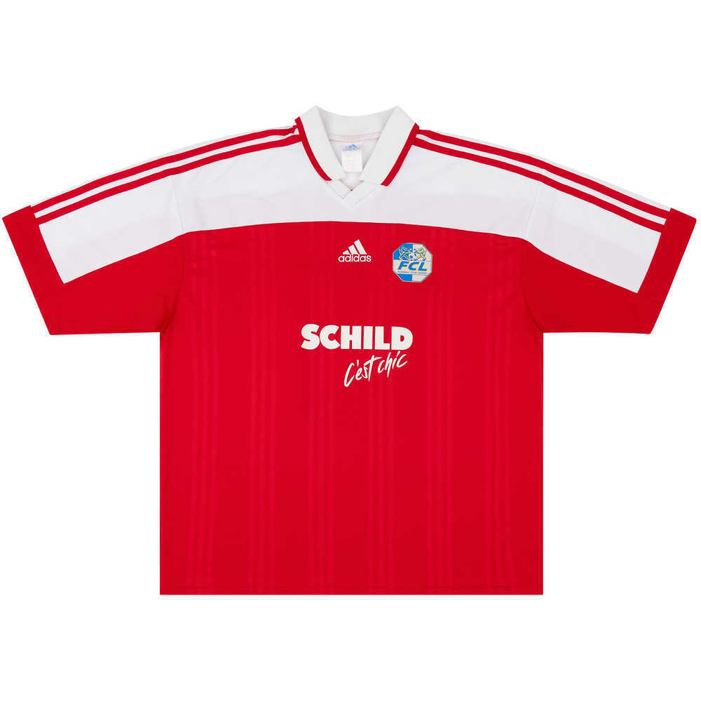 2000-01 Luzern Match Issue Intertoto Cup Away Shirt Enrique #13