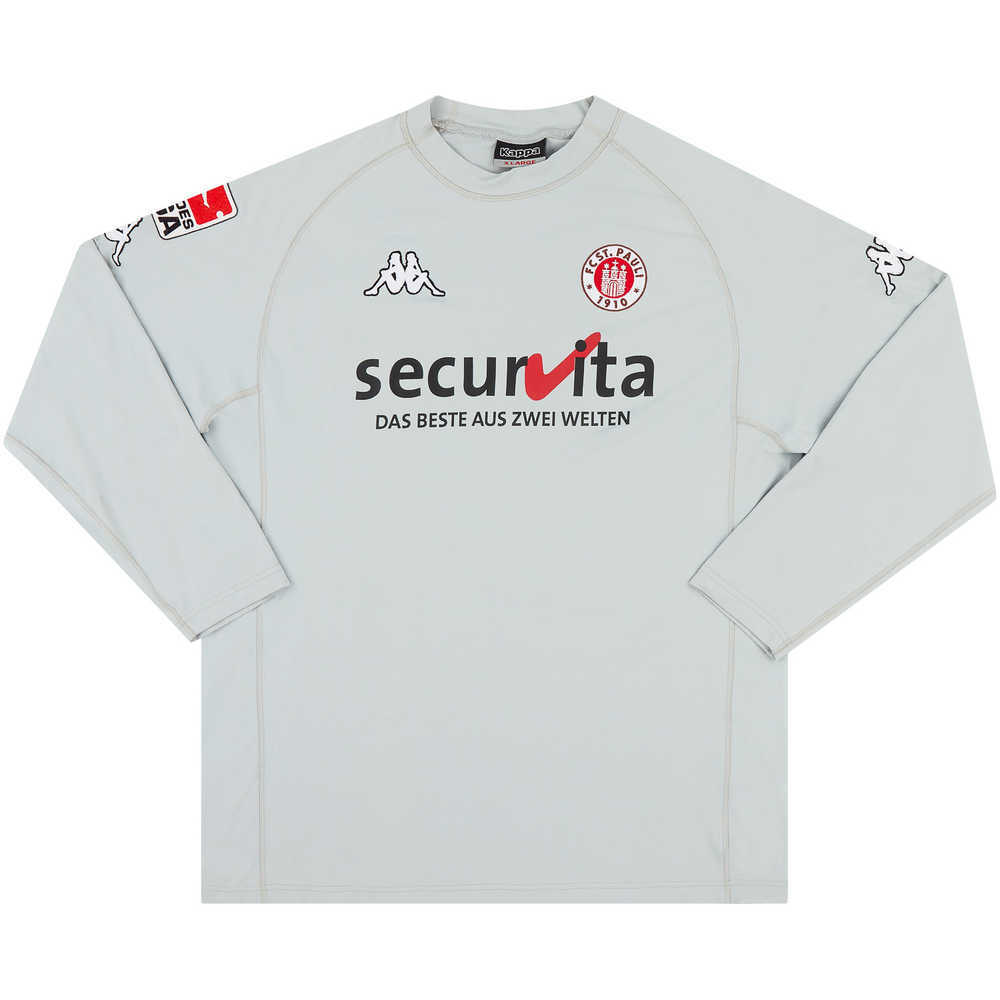 2002-03 St Pauli Match Issue GK Shirt Henzler #20