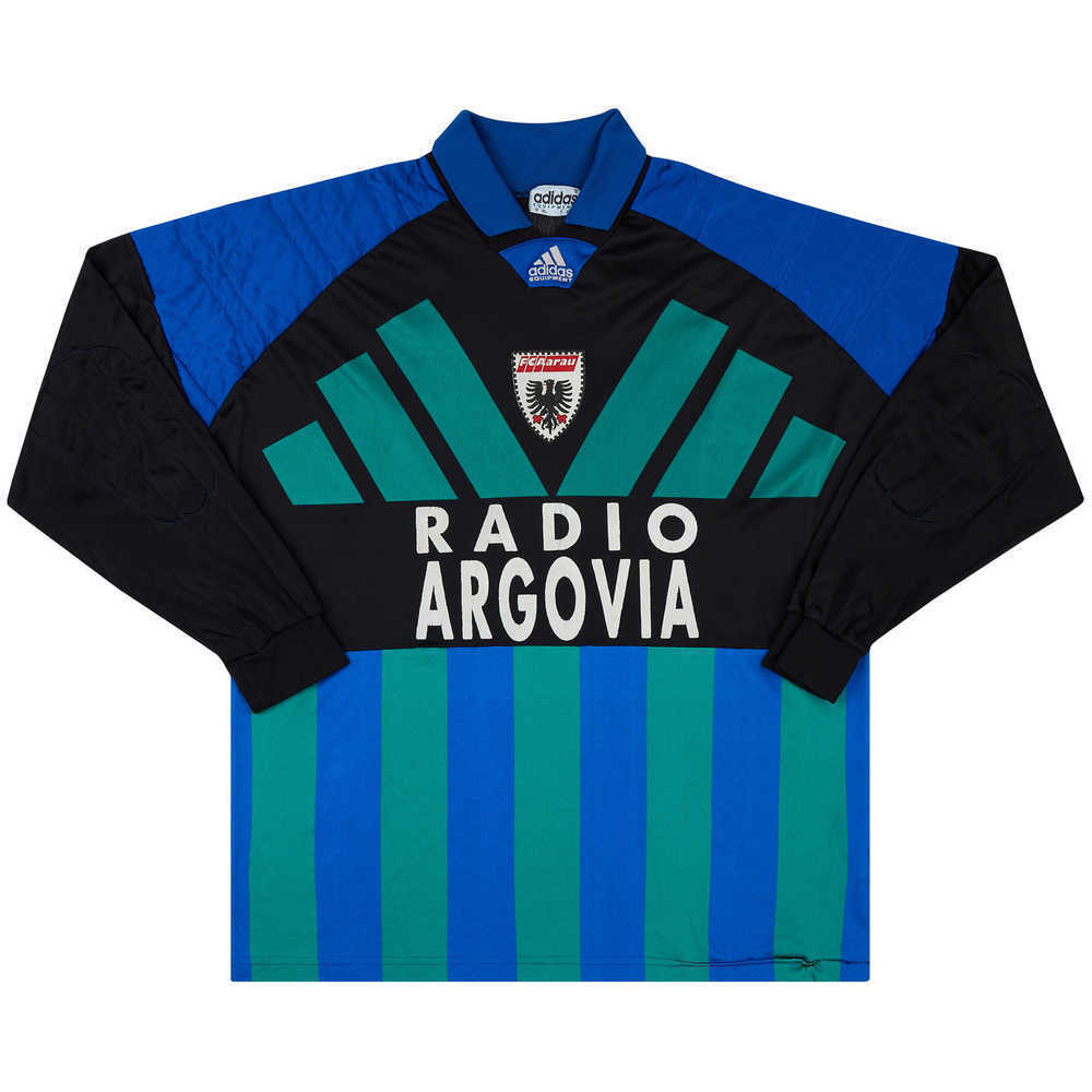 1992-94 FC Aarau Match Issue GK Shirt #1