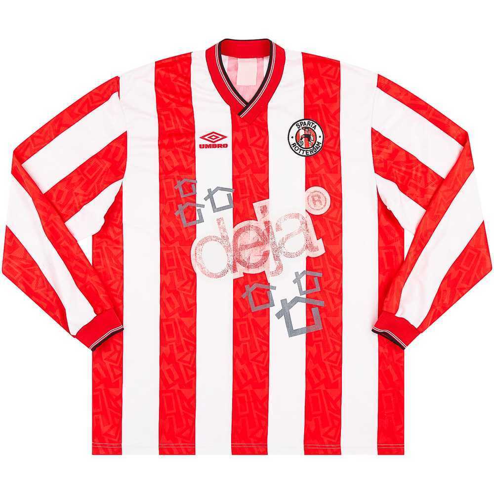 1992-94 Sparta Rotterdam Match Issue Home L/S Shirt #5