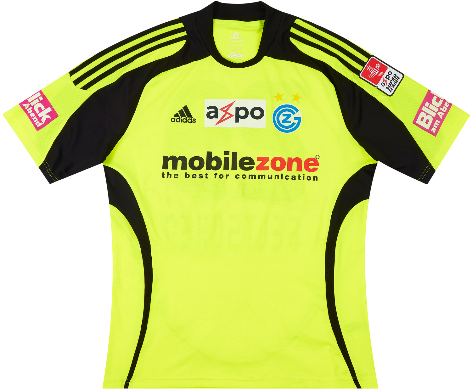 2008-10 Grasshoppers Match Issue Away Shirt Feltscher #29