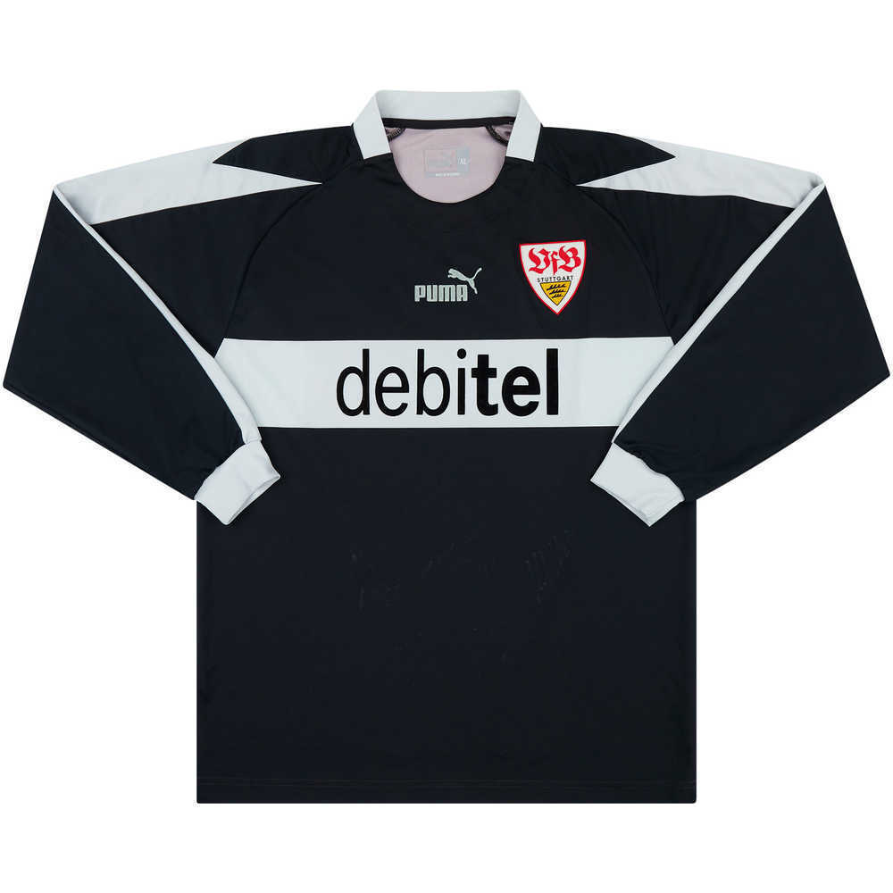 2002-03 Stuttgart Match Issue Away L/S Shirt #14