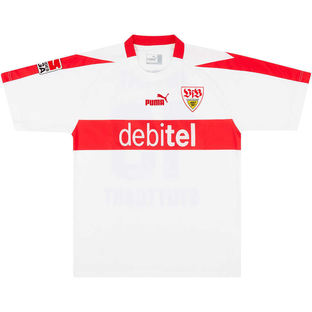 2002-03 Stuttgart Match Issue Home Shirt Tiffert #13