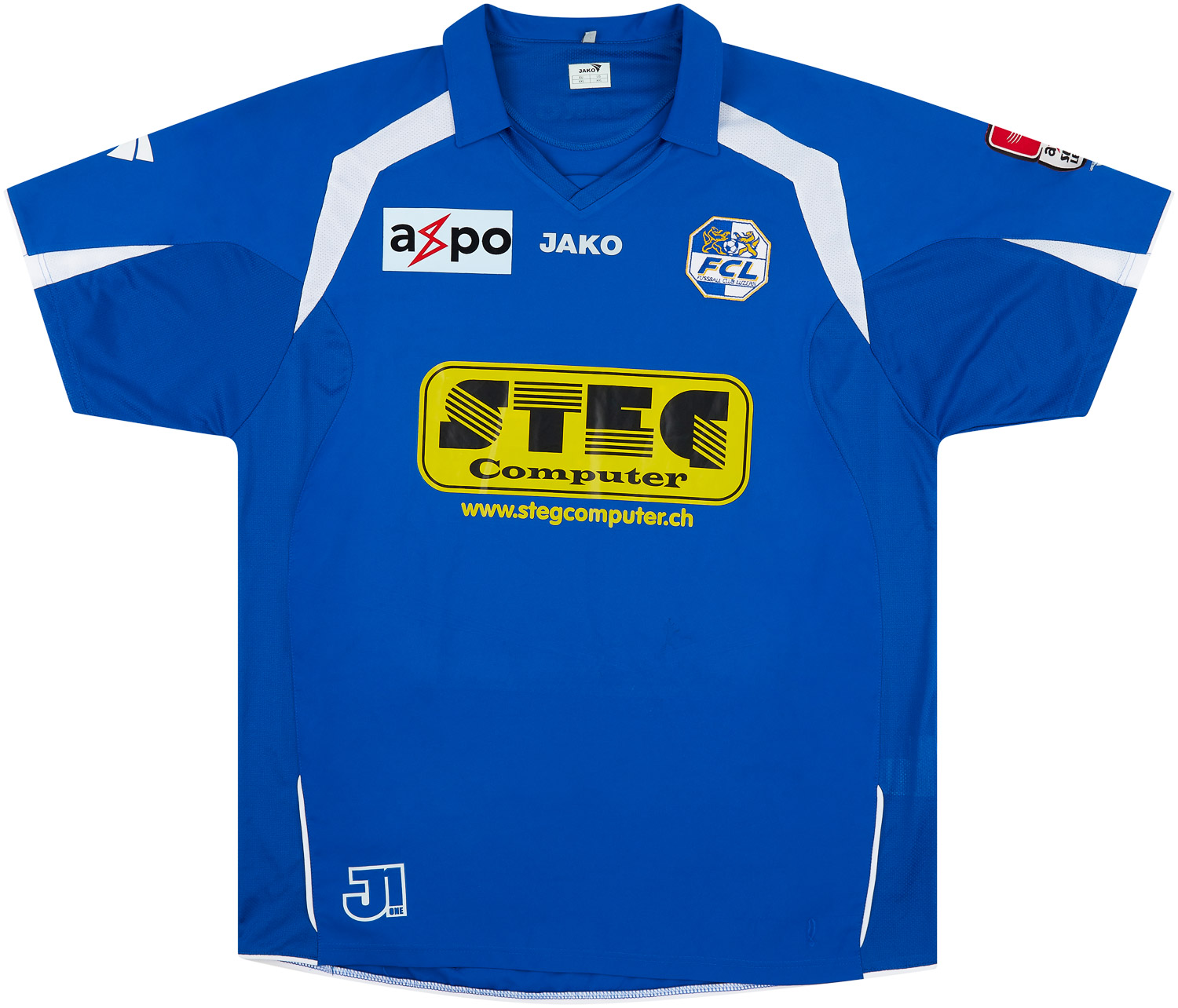 2006-07 Luzern Match Issue Home Shirt Seoane #6