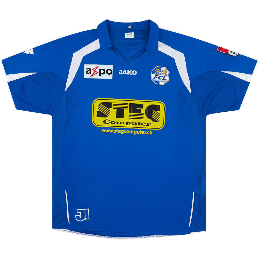 2006-07 Luzern Match Issue Home Shirt Seoane #6