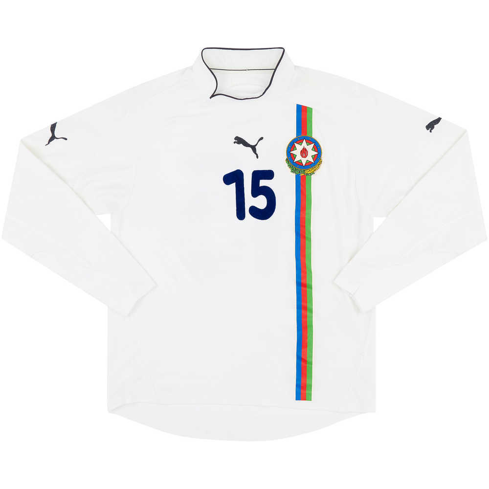 2004-05 Azerbaijan Match Issue Home Shirt #15