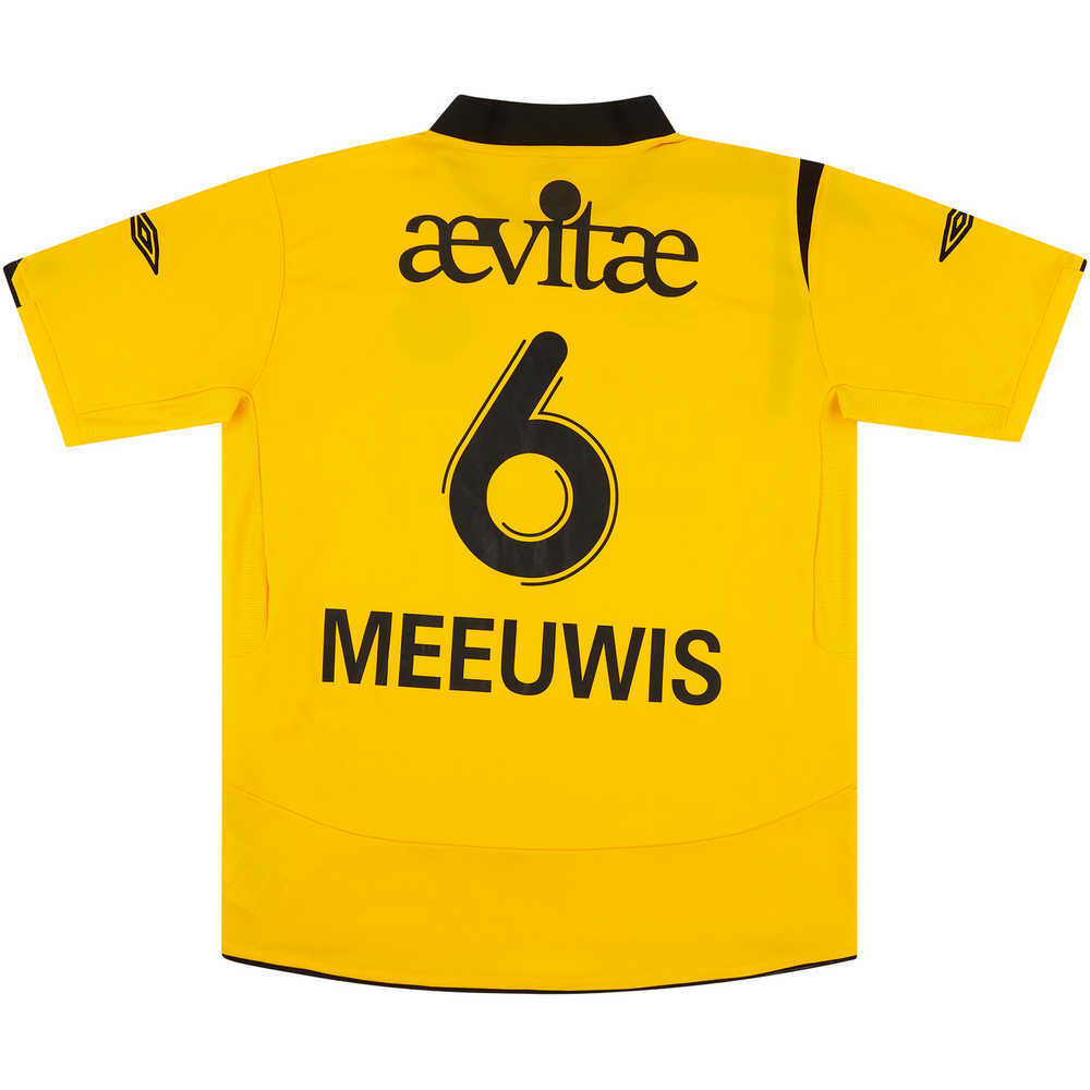 2006-07 Roda JC Home Shirt Meeuwis #6 (Very Good) XXL