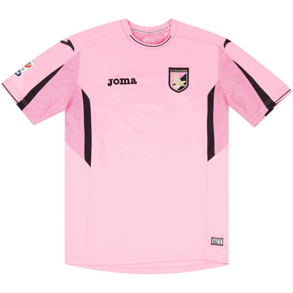 2015-16 Palermo Match Issue Home Shirt Daprelà #33