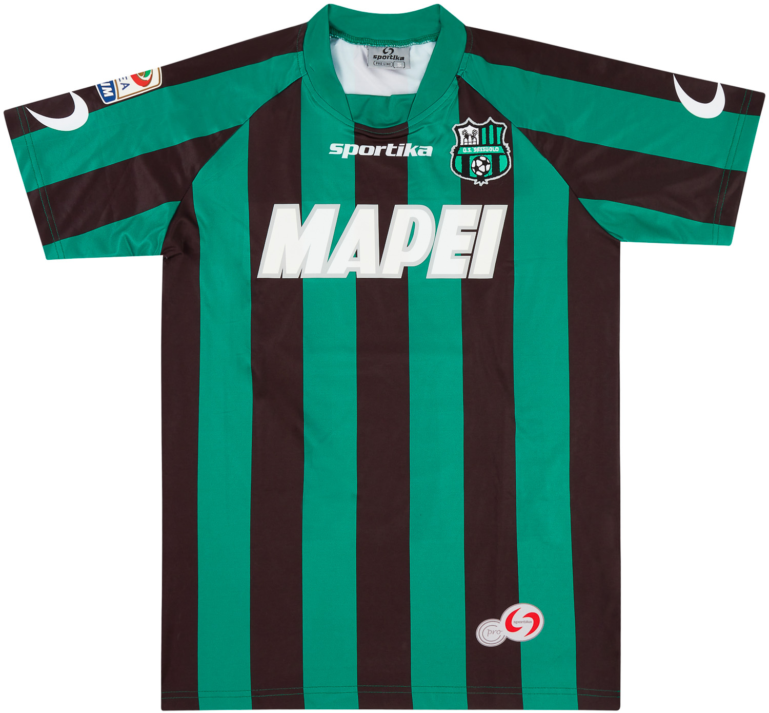 2013-14 Sassuolo Match Issue Home Shirt Magnanelli #4