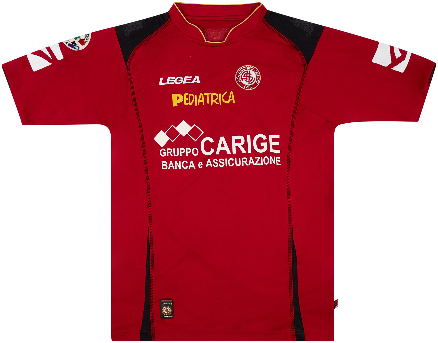 2008-09 Livorno Match Issue Home/GK Shirt De Lucia #1