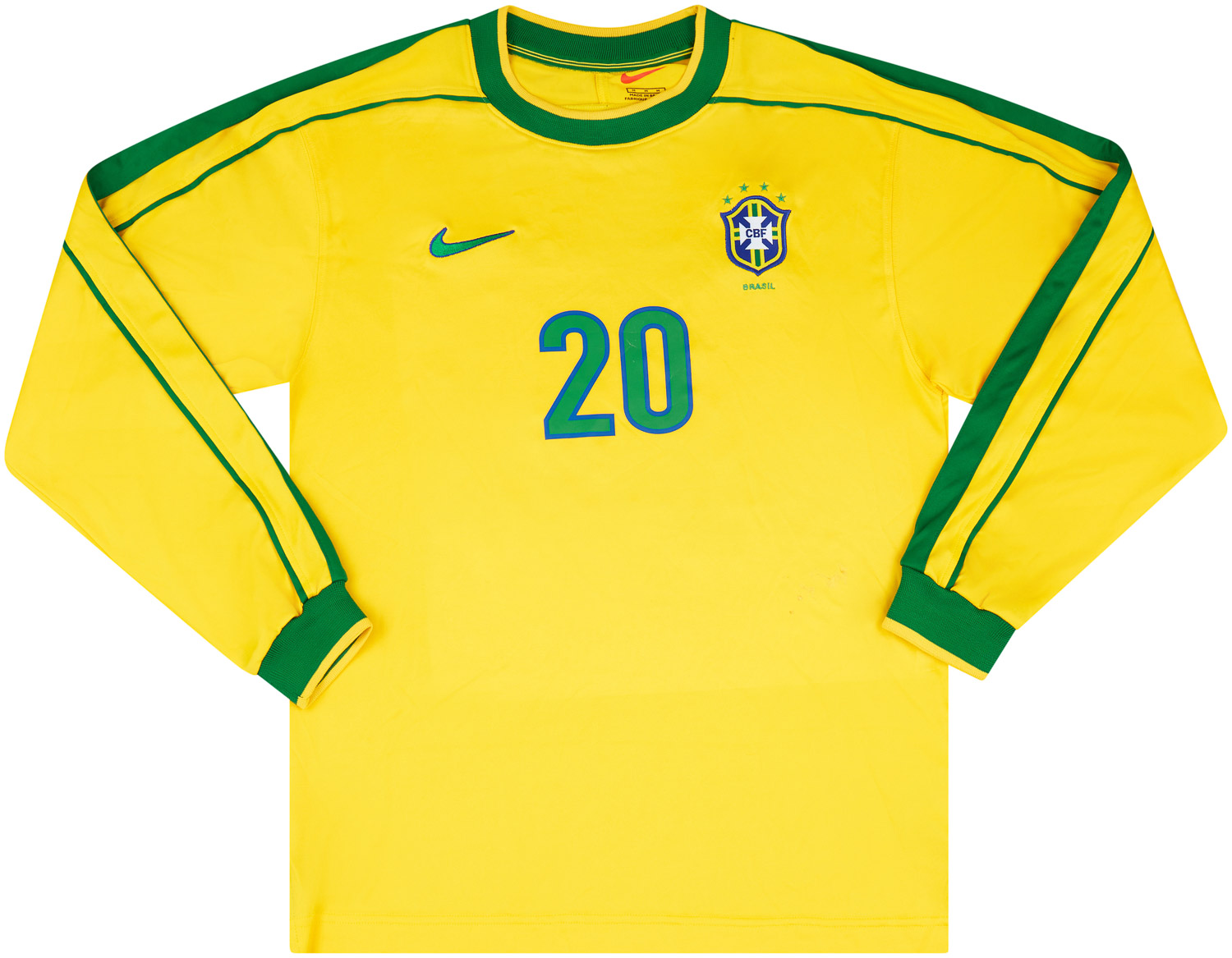 2006-08 Brazil Player Issue Training Shirt