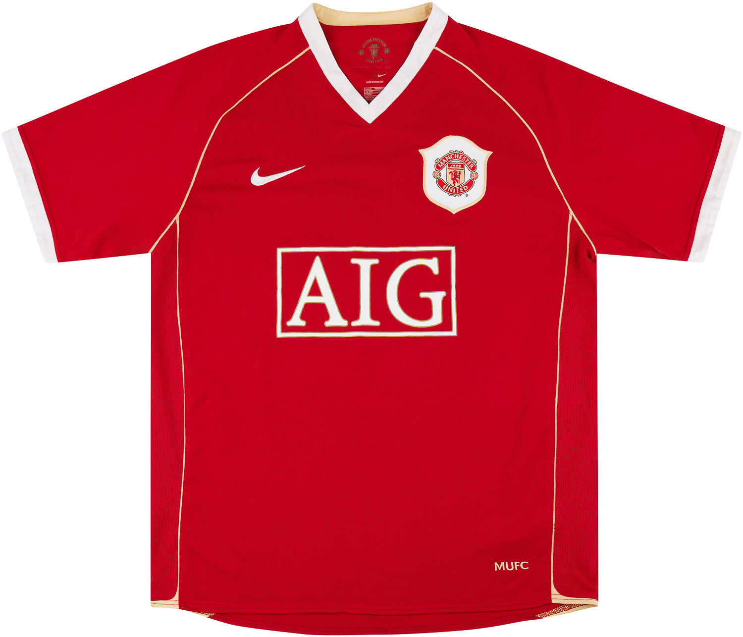 2006-07 Manchester United Home Shirt (7/10)
