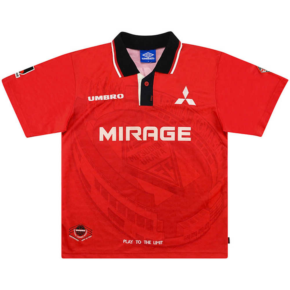 1996-98 Urawa Red Diamonds Home Shirt #21 (Excellent) S