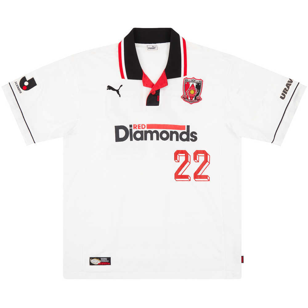 1999-00 Urawa Red Diamonds Match Issue Away Shirt #22