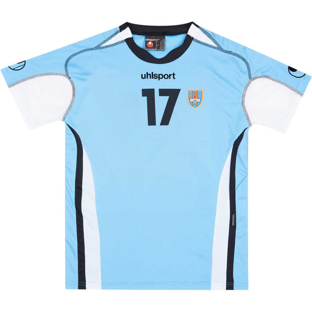 2005-06 Uruguay U-15 Match Issue Home Shirt Urretaviscaya #17
