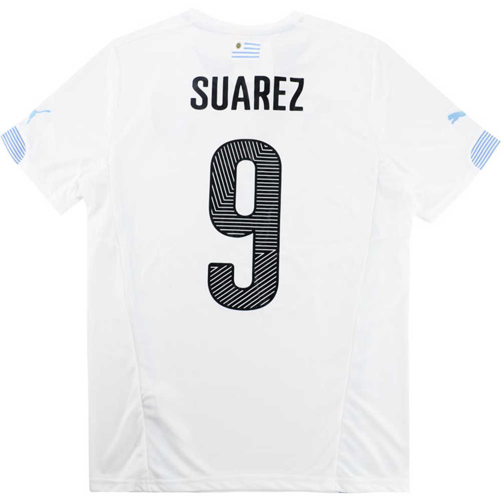 2014-15 Uruguay Away Shirt Suarez #9 (Very Good) S