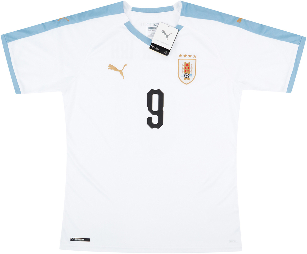 2019-20 Uruguay Away Shirt L.Suárez #9 *w/Tags*-Names & Numbers Uruguay New Clearance Current Stars
