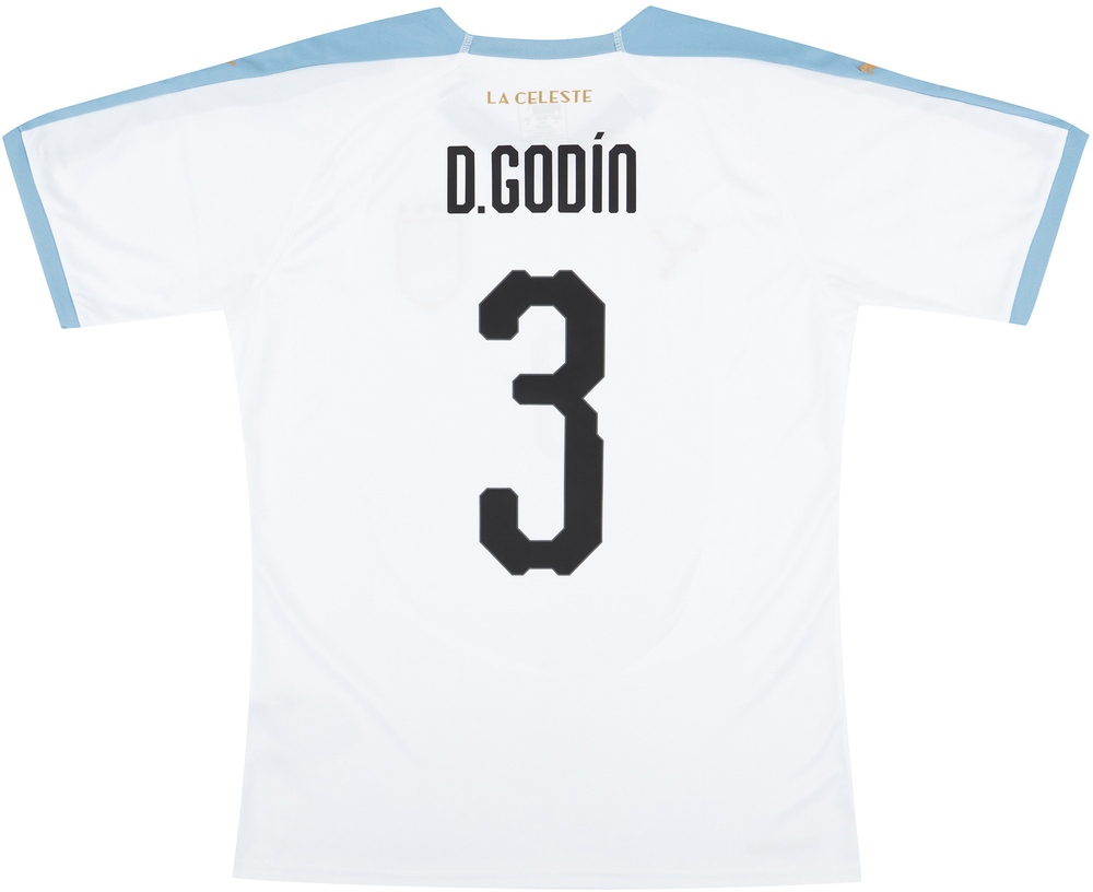 2019-20 Uruguay Away Shirt D.Godín #3 *w/Tags*
