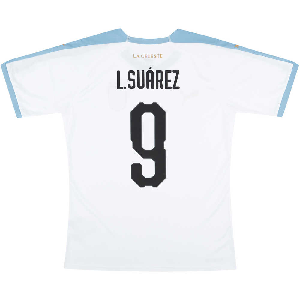 2019-20 Uruguay Away Shirt L.Suárez #9 *w/Tags*
