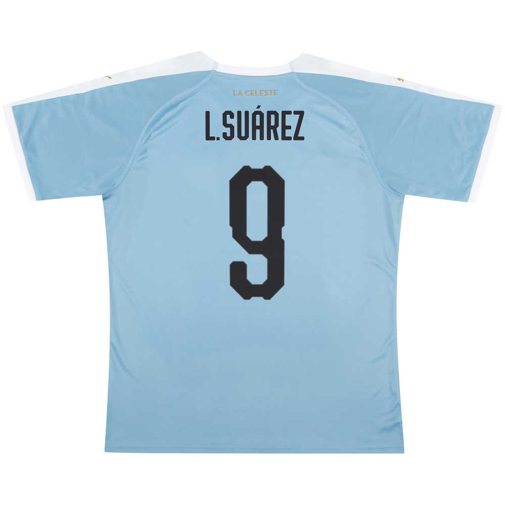 2019-20 Uruguay Home Shirt L.Suárez #9 *w/Tags*