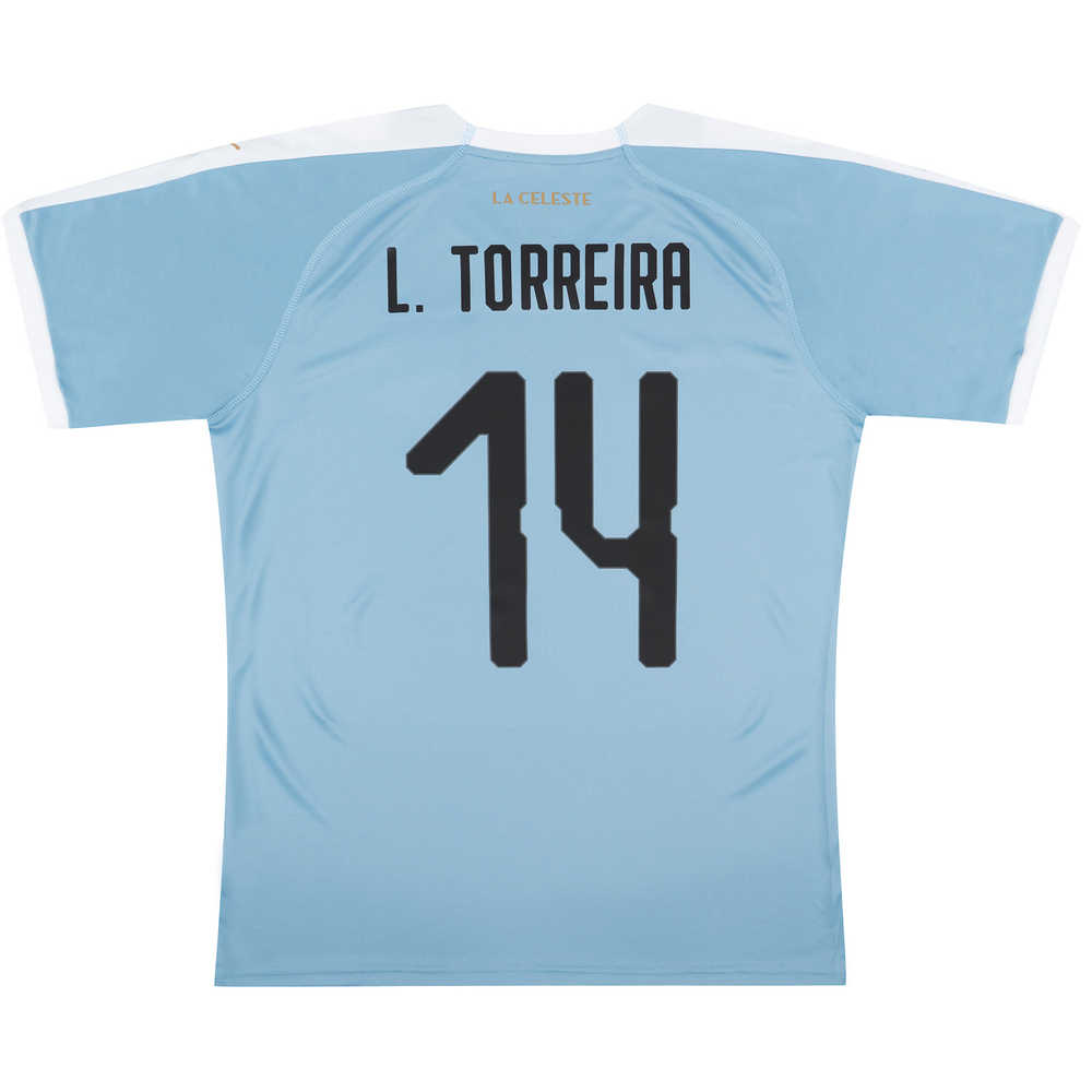 2019-20 Uruguay Home Shirt L.Torreira #14 *w/Tags*