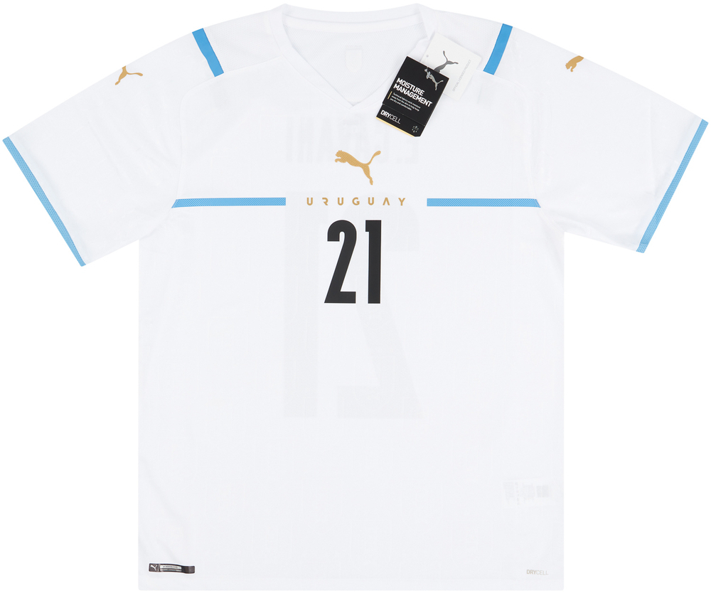 2021-22 Uruguay Away Shirt E.Cavani #21 *w/Tags*-Uruguay Current Stars