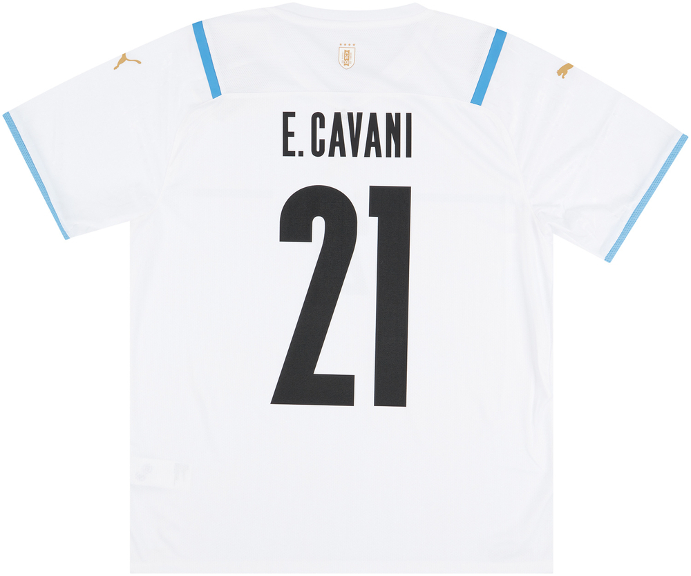2021-22 Uruguay Away Shirt E.Cavani #21 *w/Tags*-Uruguay Current Stars