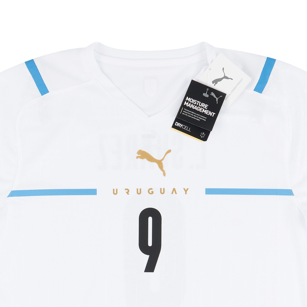 2021-22 Uruguay Away Shirt L.Suárez #9 *w/Tags*-Uruguay Current Stars