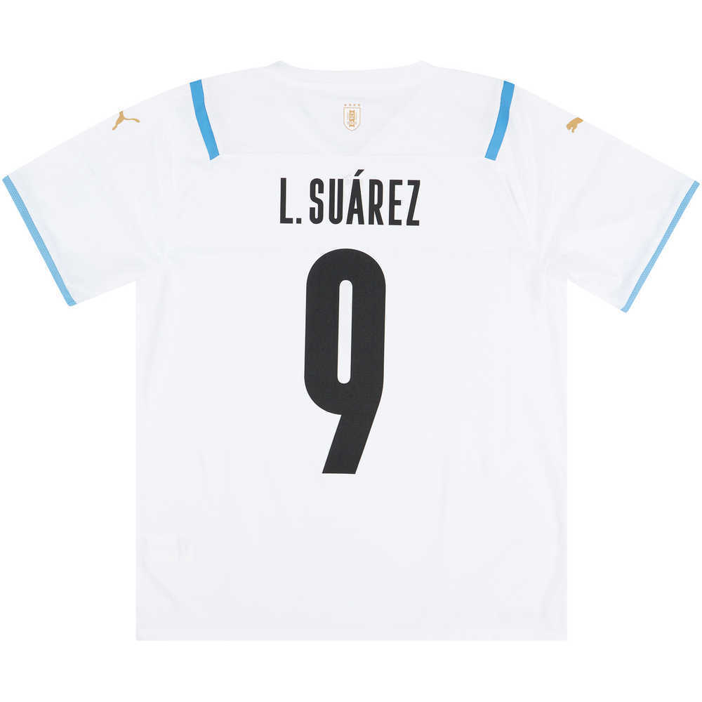 2021-22 Uruguay Away Shirt L.Suárez #9 *w/Tags*