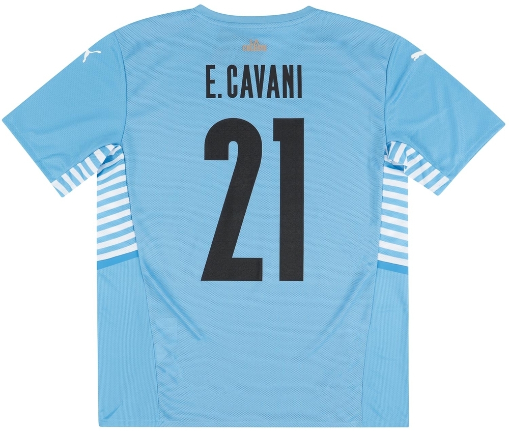 2021-22 Uruguay Home Shirt E.Cavani #21 *w/Tags*-Uruguay New Clearance Current Stars Premium Clearance