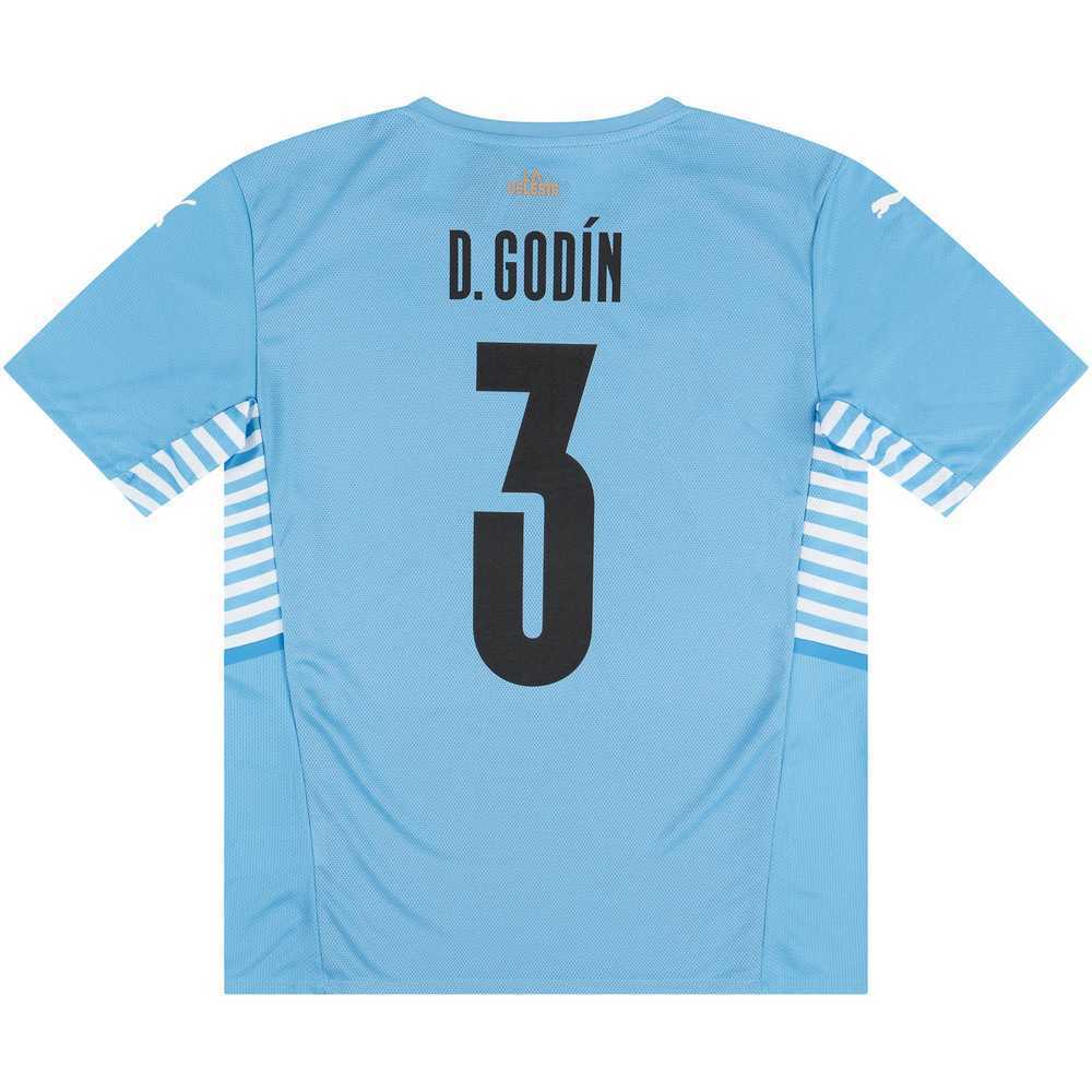 2021-22 Uruguay Home Shirt D.Godín #3 *w/Tags*