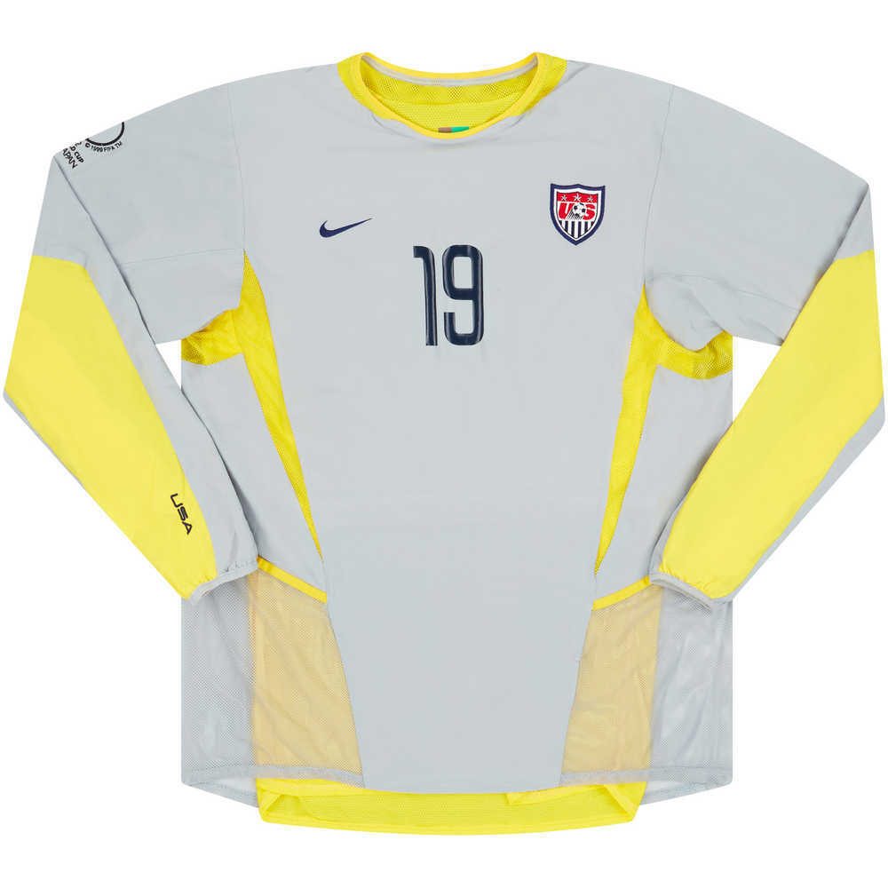 2002 USA Match Issue World Cup GK Shirt Meola #19
