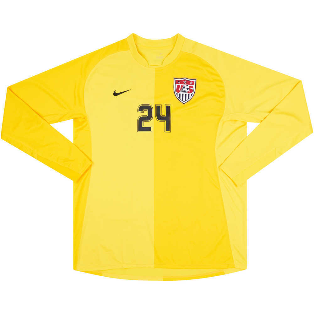 2006-07 USA Match Issue GK Shirt Hahnemann #24