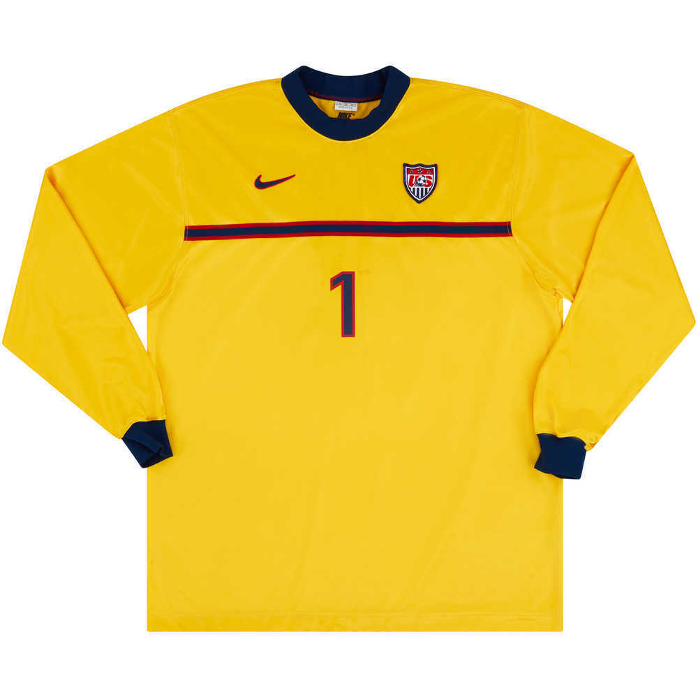 1998-99 USA Match Worn GK Shirt #1 (Meola)