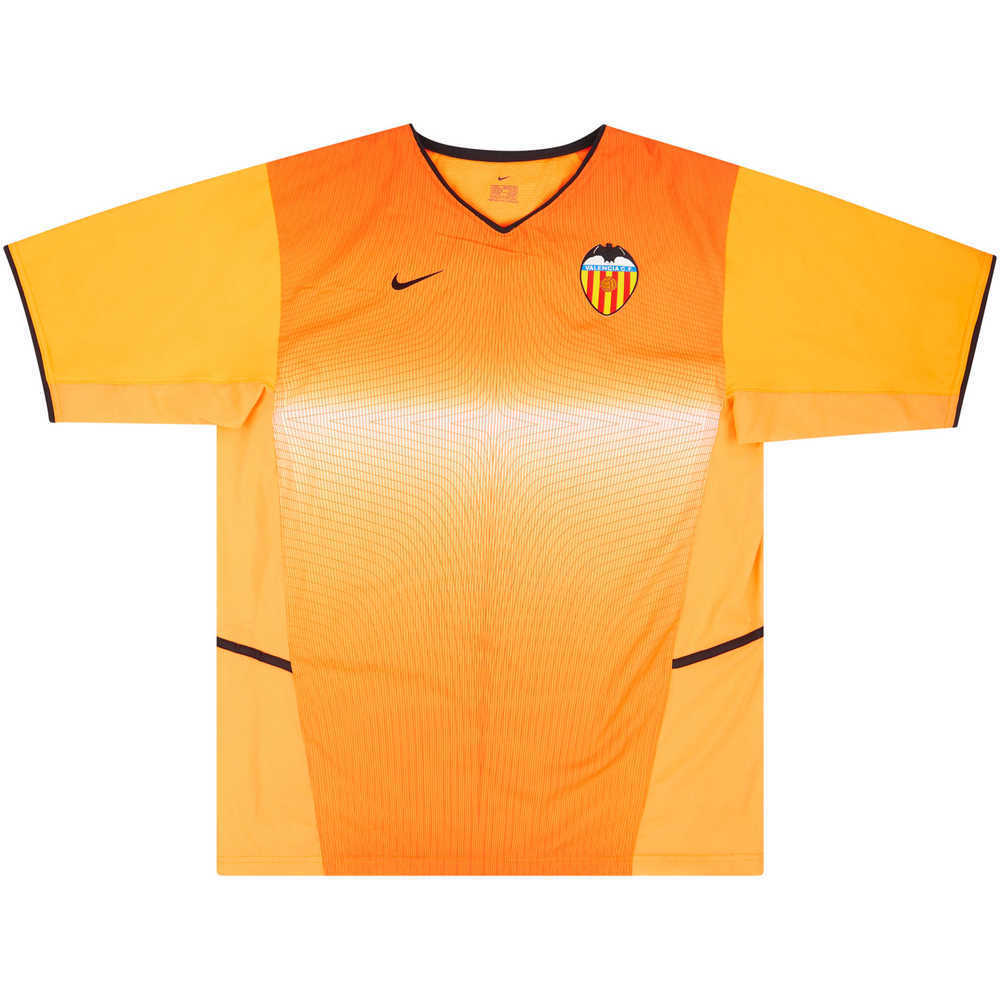 2002-03 Valencia Match Worn Away Shirt #20 (Mista) v FC Groningen