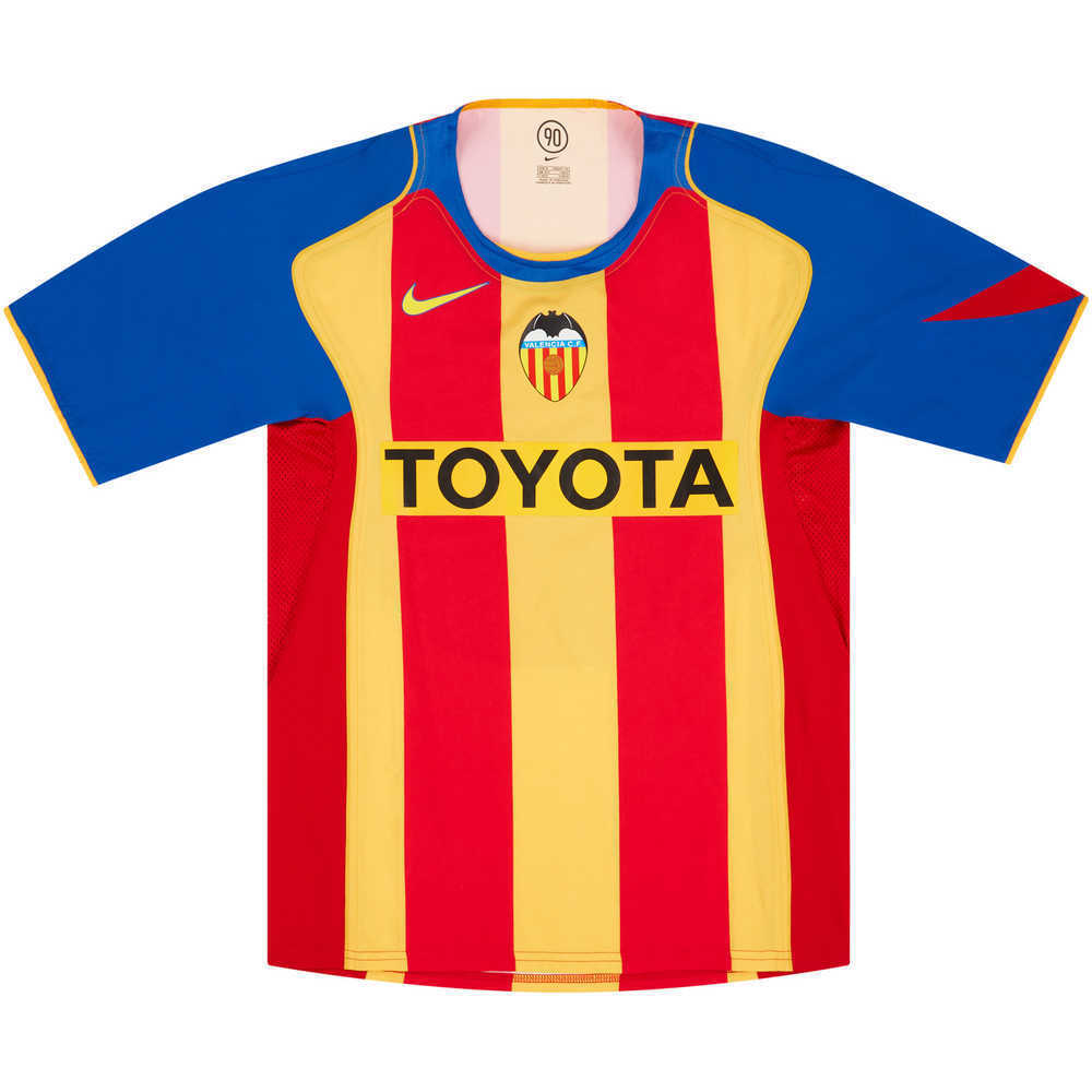 2004-06 Valencia Player Issue Third Shirt (Excellent) M
