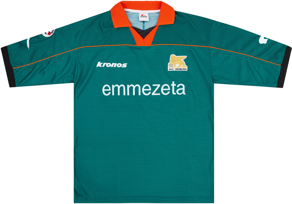1999-00 Venezia Match Worn Third Shirt Pavan #6 (v Pescara)-Venezia Match Worn Shirts European & Other World Clubs New Products Certified Match Worn