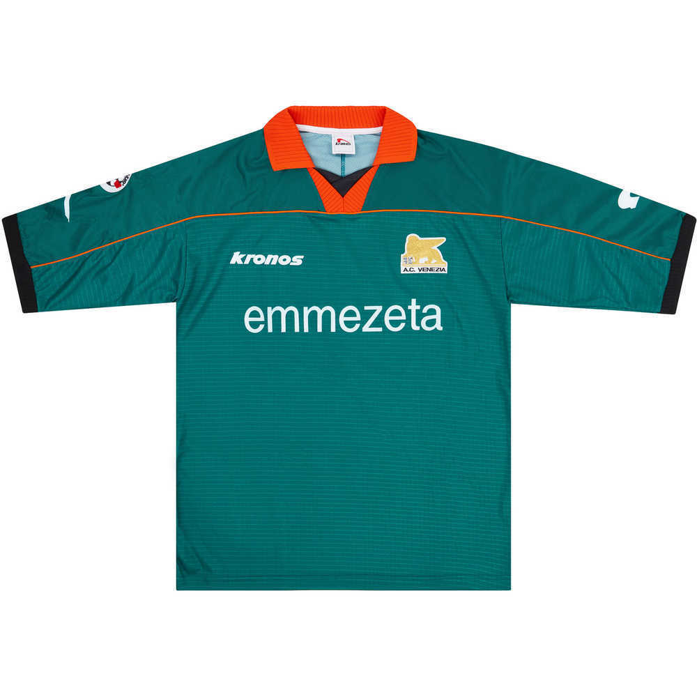1999-00 Venezia Match Worn Third Shirt Pavan #6 (v Pescara)