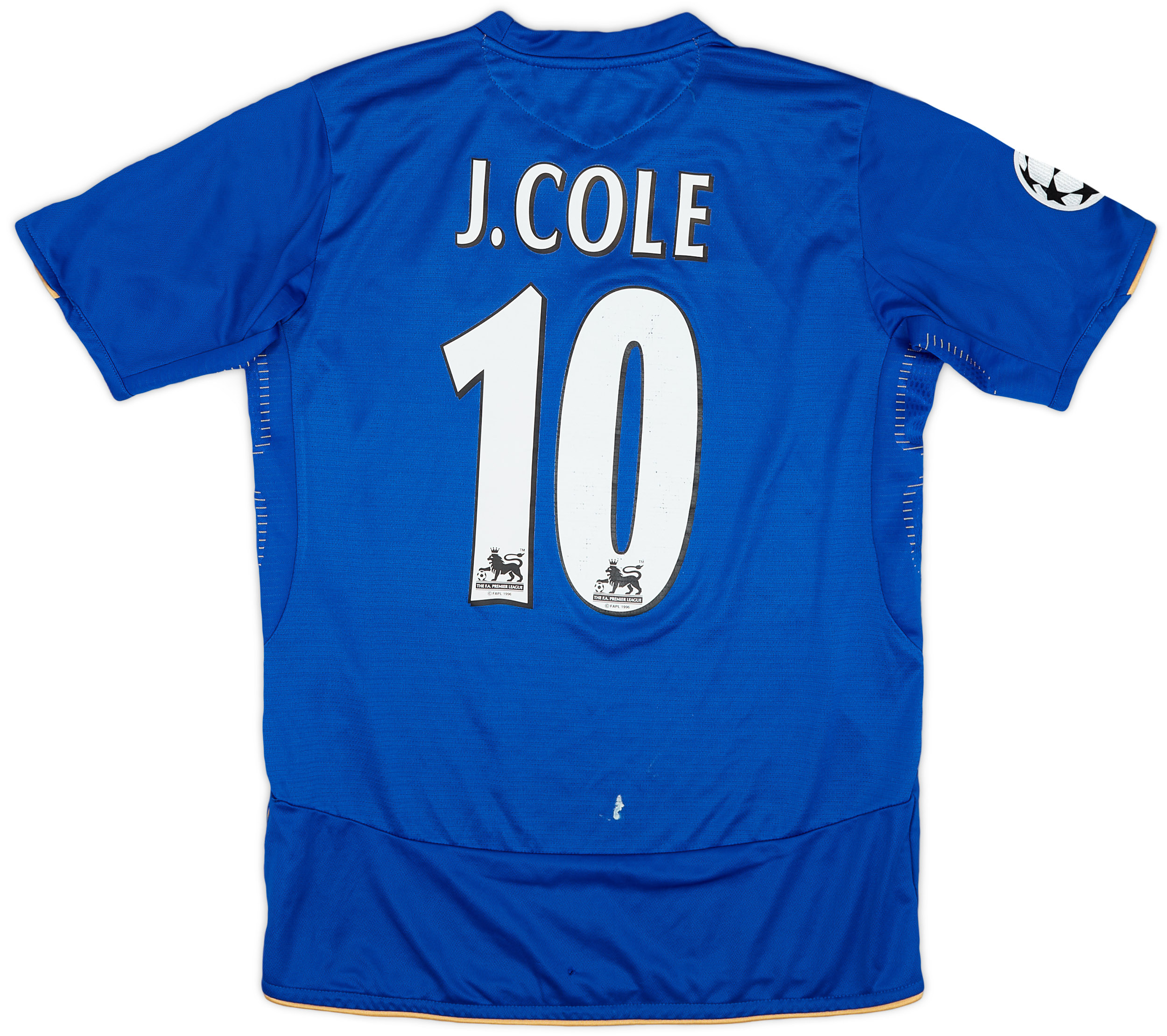 2005-06 Chelsea Centenary Home Shirt J.Cole #10 - 6/10 - (XL.Boys)