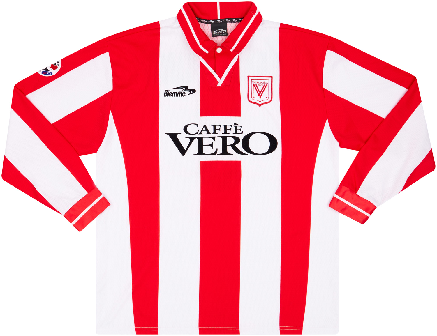 2003-04 Vicenza Match Issue Home Shirt Tamburini #3