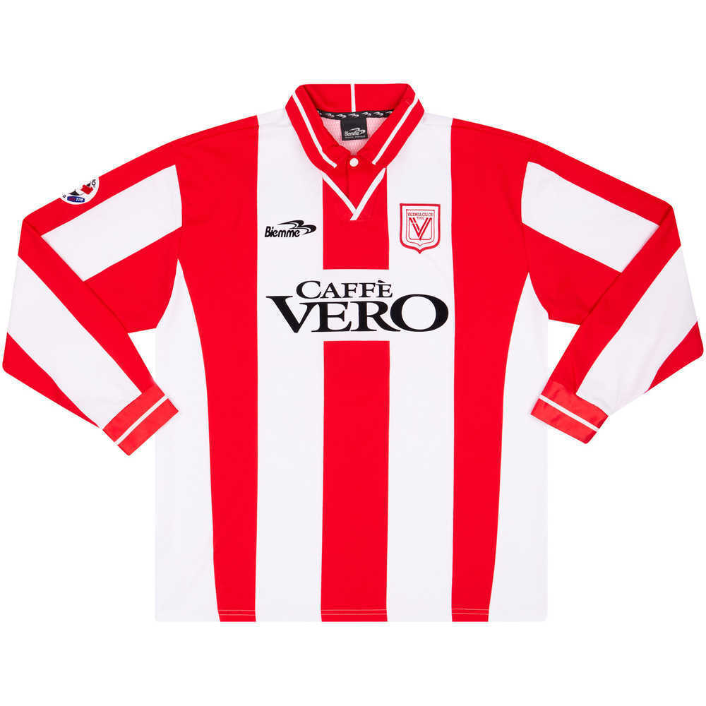 2003-04 Vicenza Match Issue Home L/S Shirt Tamburini #3