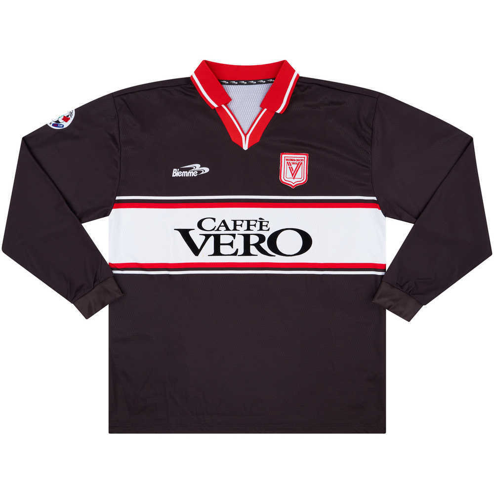 2004-05 Vicenza Match Issue Away L/S Shirt Bolic #16