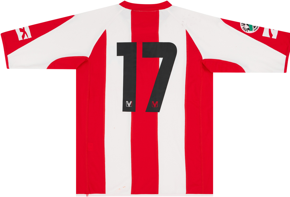 2009-10 Vicenza Match Issue Home Shirt #17-Match Worn Shirts European & Other World Clubs Vicenza Match Issue
