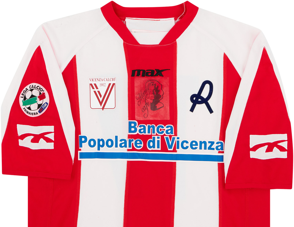 2009-10 Vicenza Match Issue Home Shirt #17-Match Worn Shirts European & Other World Clubs Vicenza Match Issue
