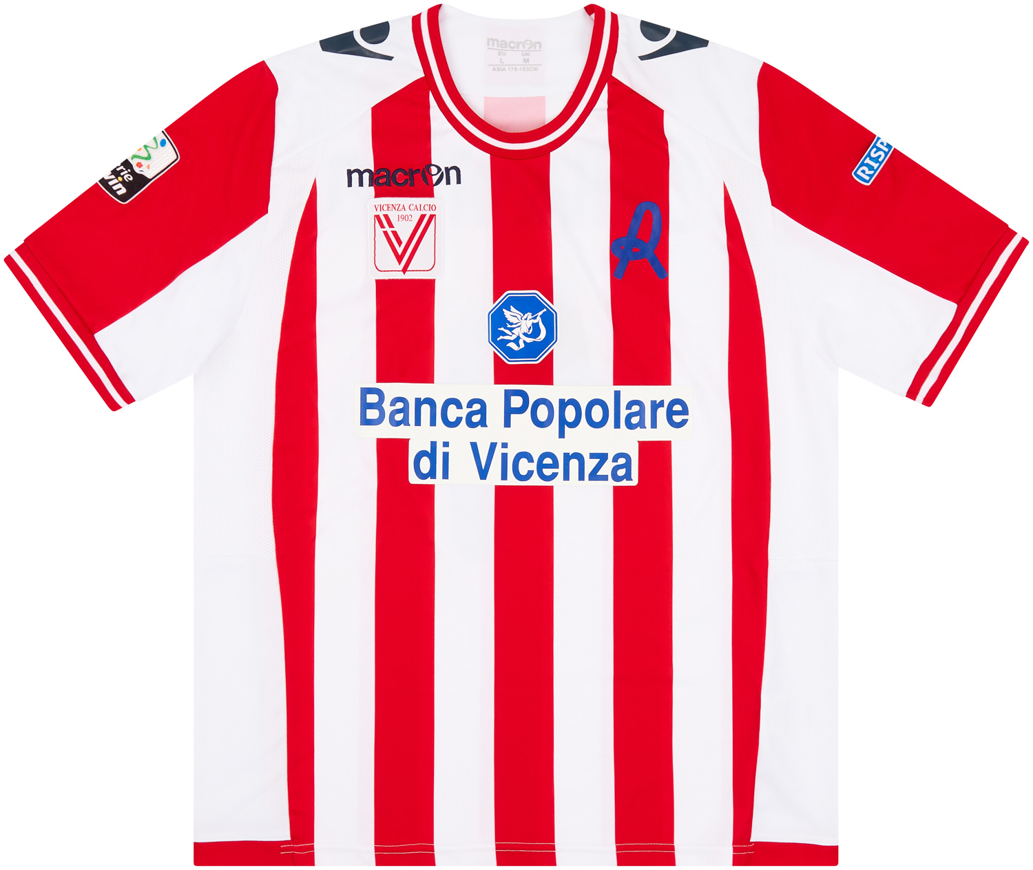 2012-13 Vicenza Match Issue Home Shirt Ciaramitaro #4