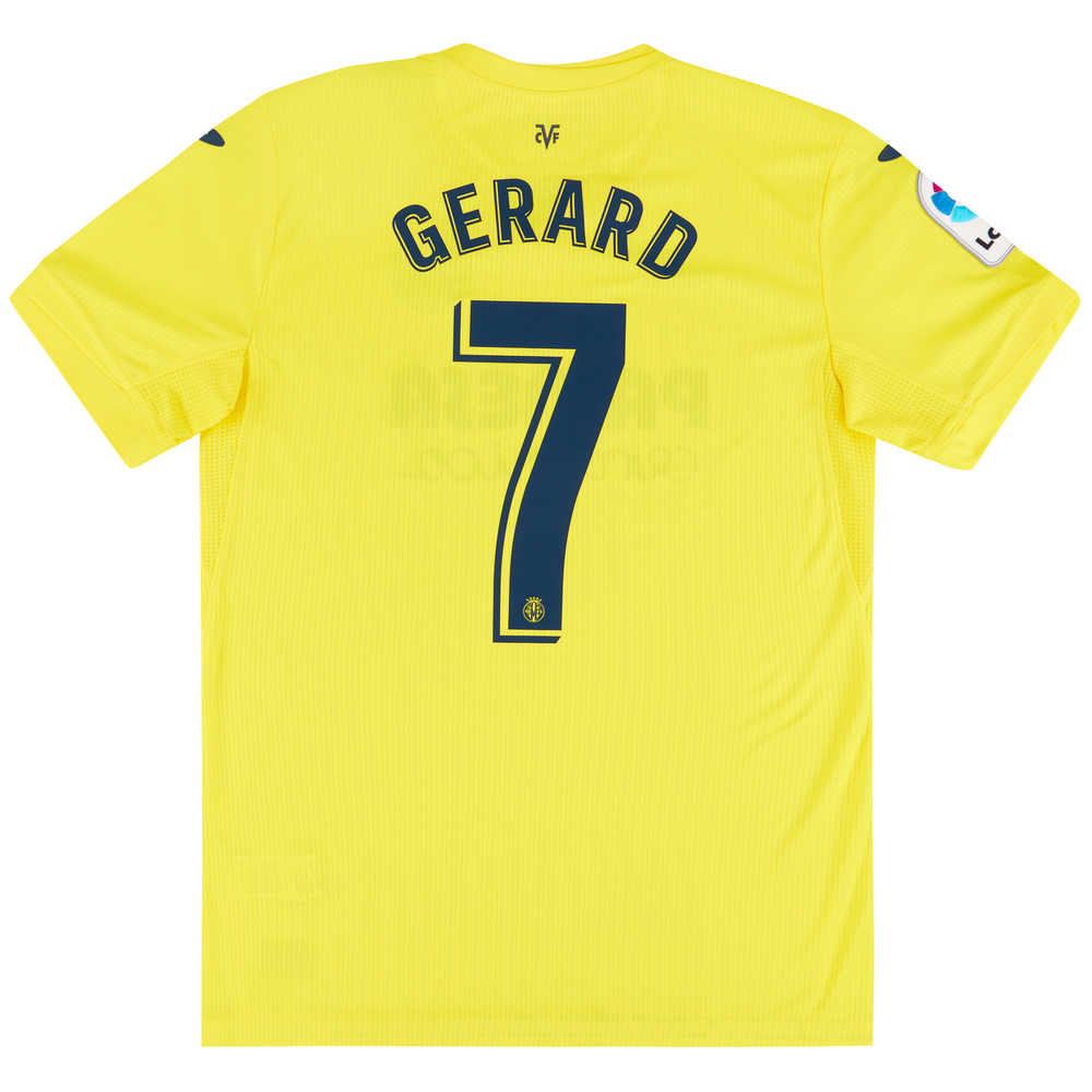 2020-21 Villarreal Home Shirt Gerard #7 *w/Tags* 