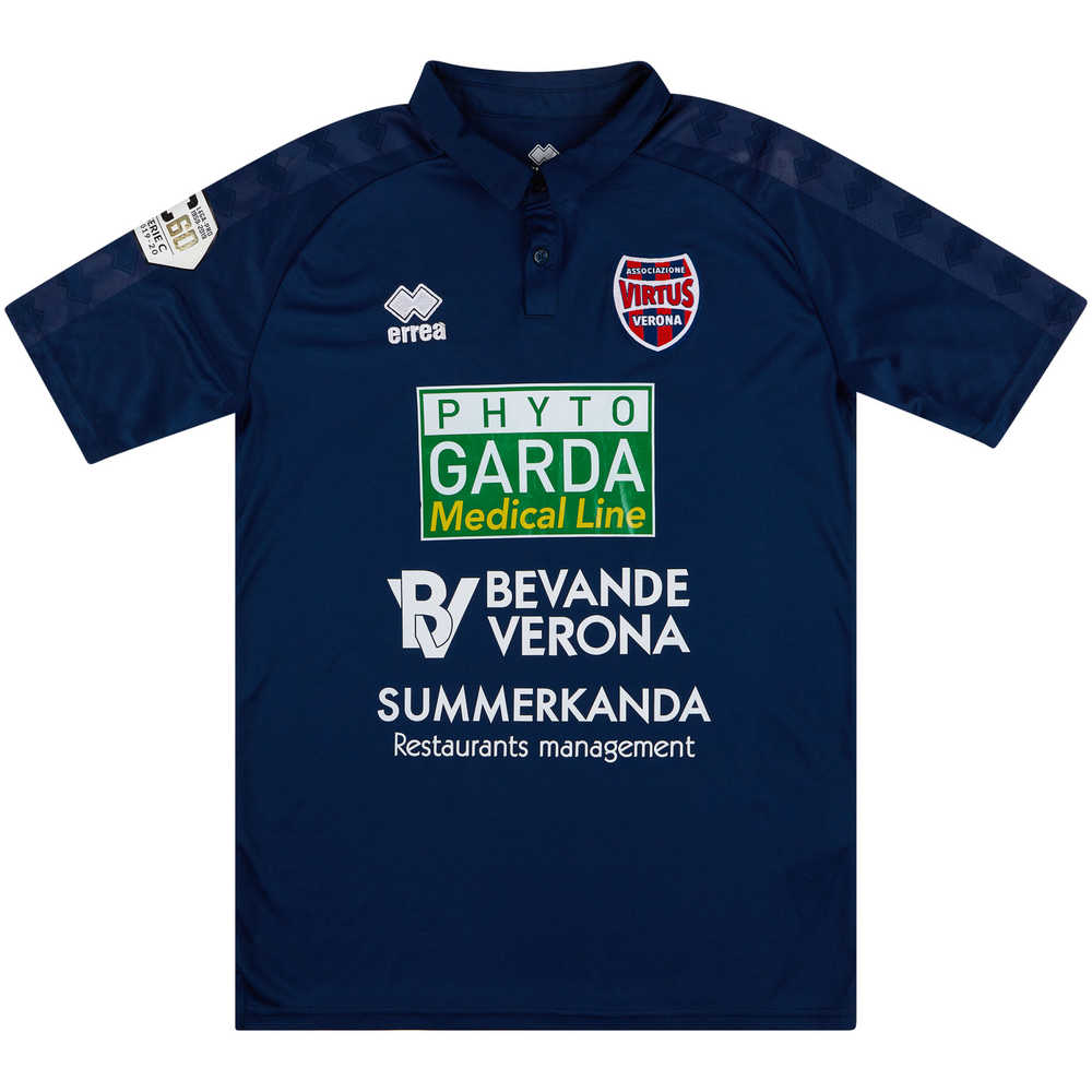 2019-20 Virtus Verona Match Issue Home Shirt da Silva #18